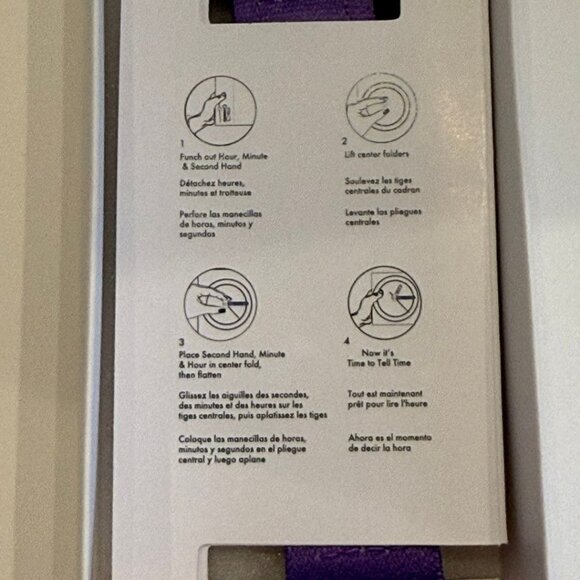 NWT - Disney Princess Kids' Plastic Time Teacher Analog Quartz Nylon Strap Watch - Picture 10 of 15